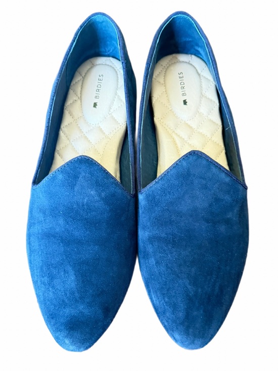 Birdies Shoes - New in box- Birdies Heron Blue Velvet Classic
Loafers, women size 9